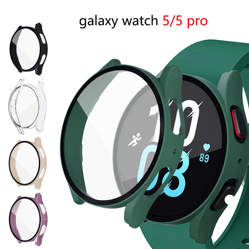 Case Pelindung Layar Bahan PC Bumper Ukuran 40mm 44mm Untuk Samsung Galaxy Watch 5 40mm 44mm