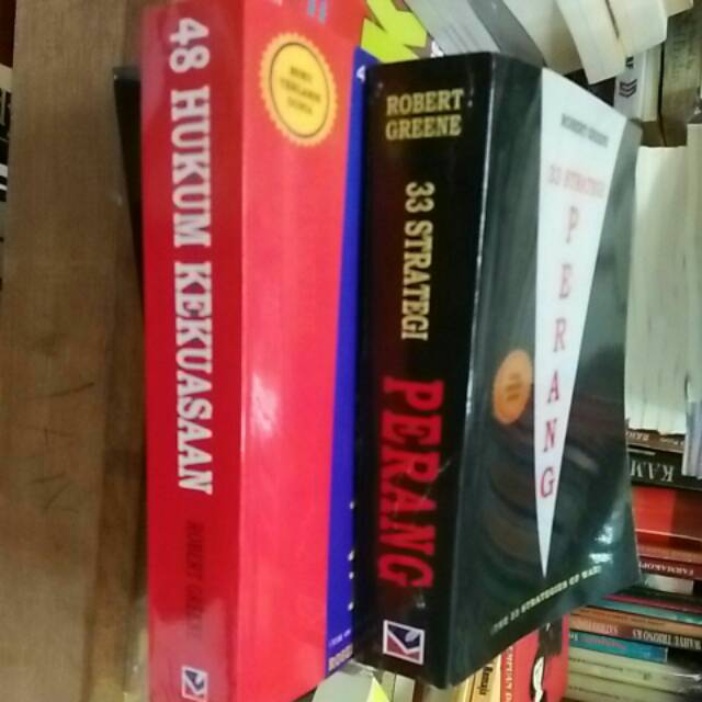 Paket 2 Buku Robert Greene 33 Strategi Perang 48 Hukum Kekuasaan Shopee Indonesia