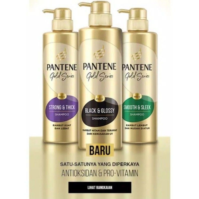 Pantene Gold Series Shampoo 125ml dan Conditioner 90ml