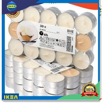 LILIN AROMA IKEEA 30 pcs Lilin kecil beraroma, api unggun, lilin dekorasi bh, IKEEA