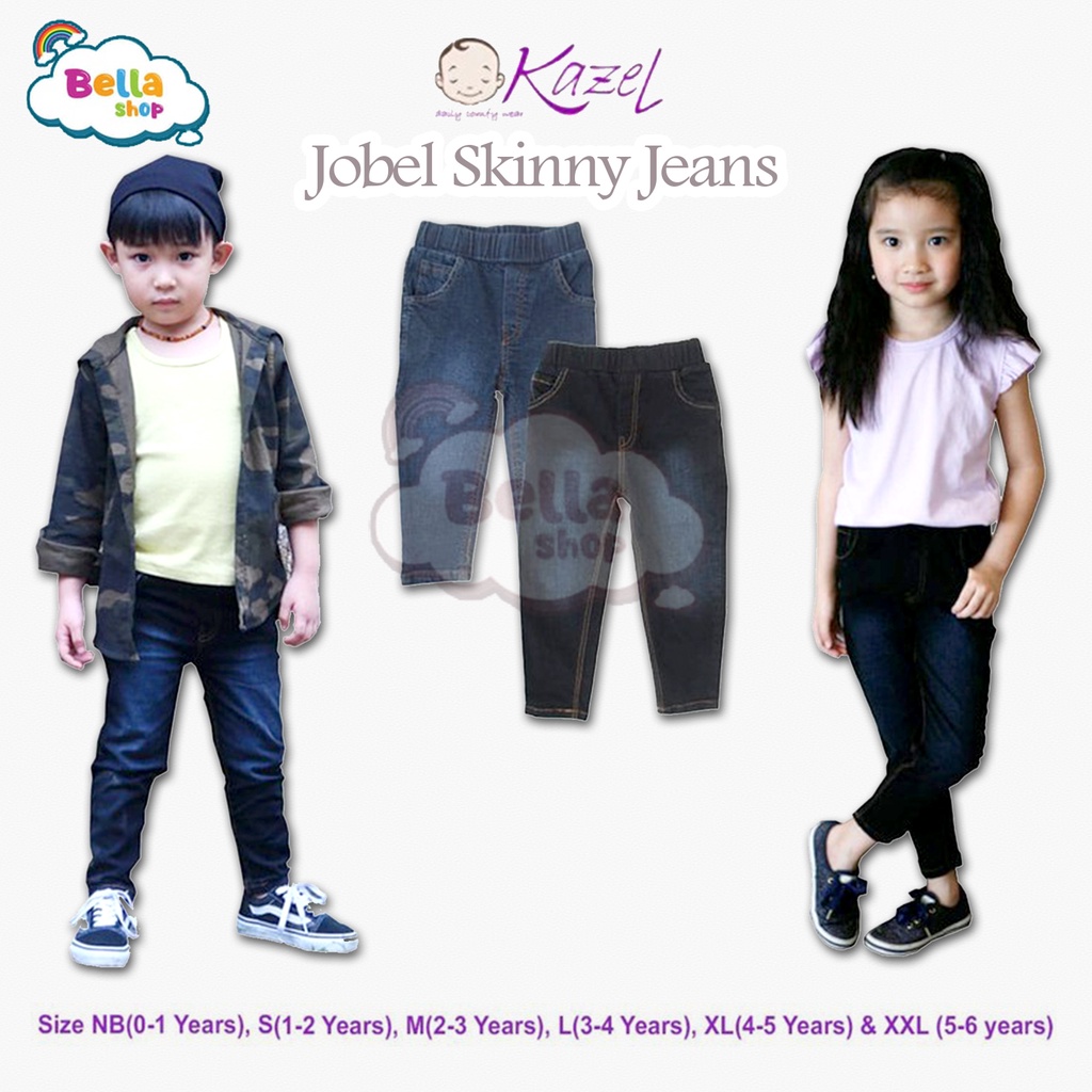 Jobel Skinny Jeans Kazel Celana Jeans Anak - BELLA SHOP