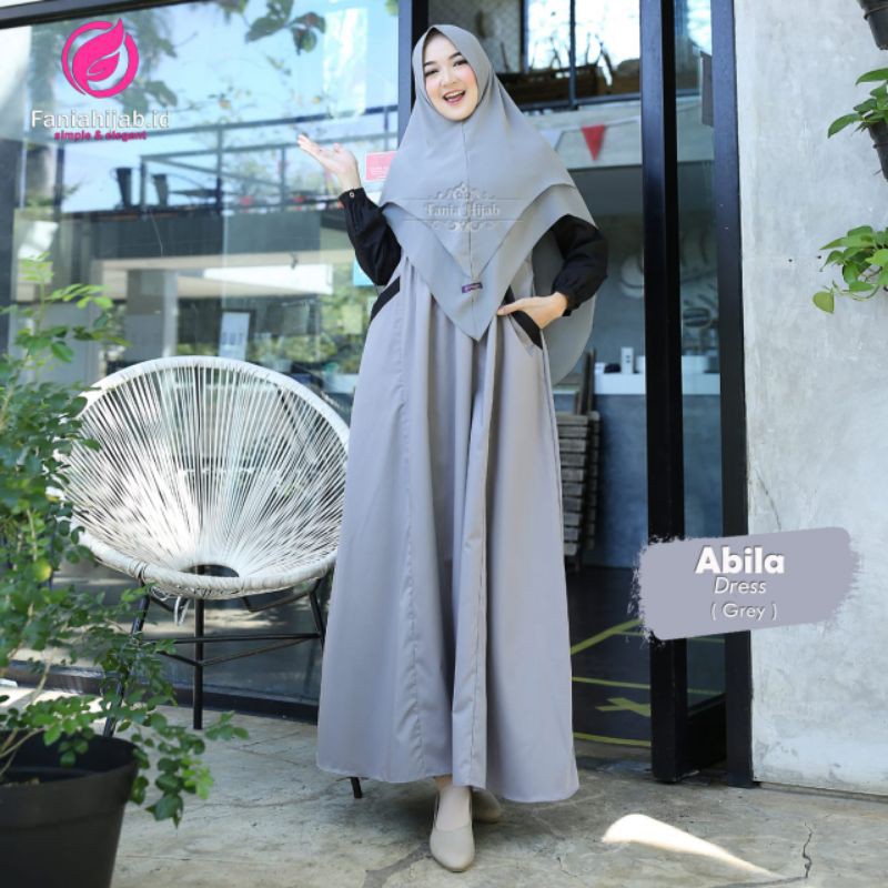 Gamis Dewasa Toyobo Abila Dress Fania Hijab