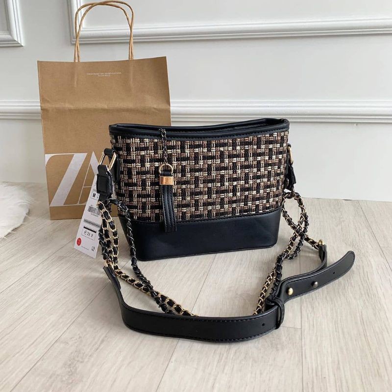 ZR Tweed Gabrielle Crossbody Bag