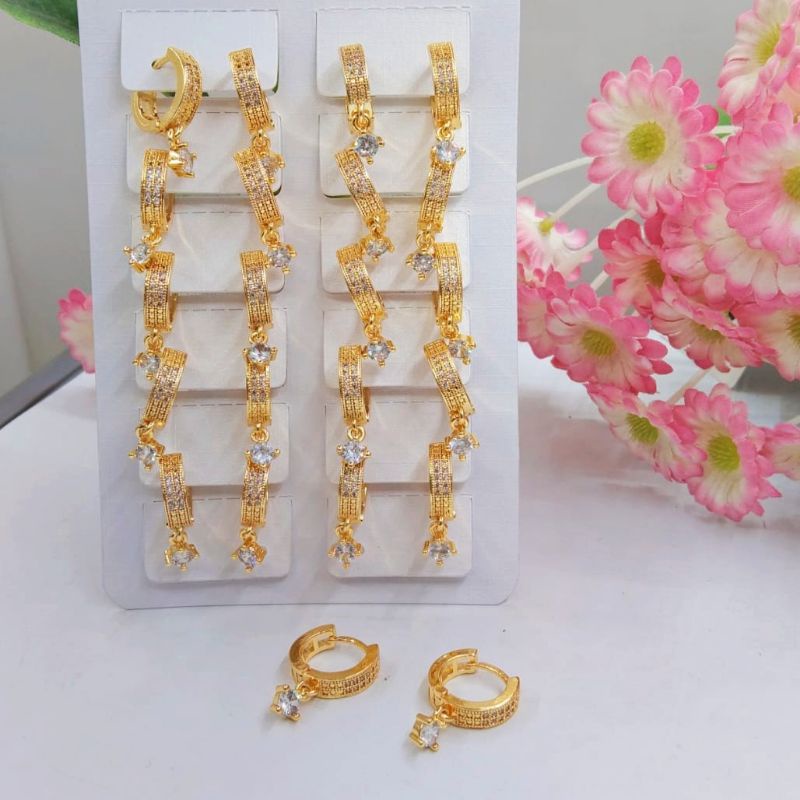 Anting xuping wanita dewasa 1 lusin