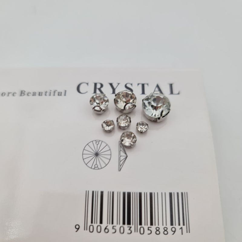 BERLIAN BUTIRAN swarovski cangkang size 35 / 7mm dijual per GROSS