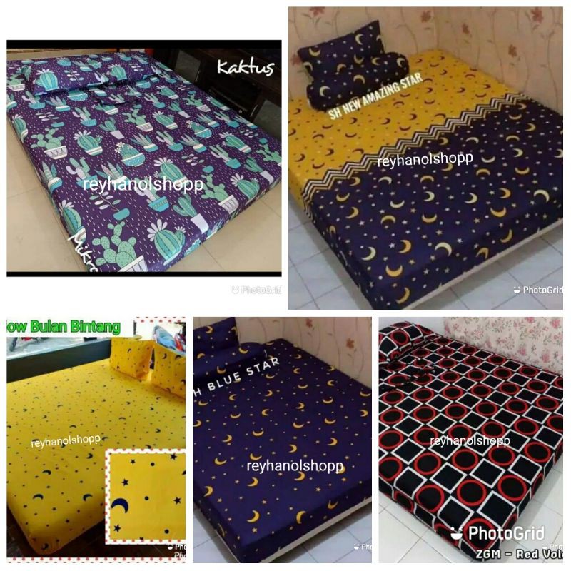 sprei sudut karet UK 160x200x15/180×200×20