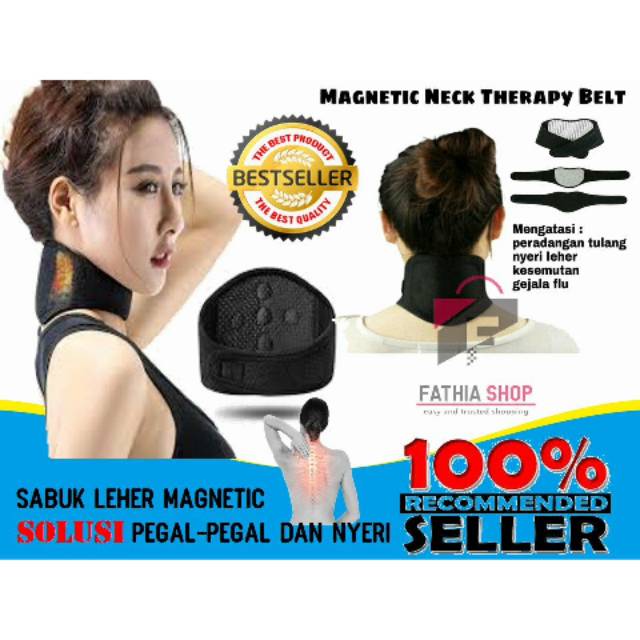 SABUK TERAPI LEHER MAGNETIC TERAPI SABUK KOYO LEHER ORI MAGNETIC PANAS PIJAT LEHER