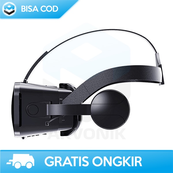 VIRTUAL REALITY VR BOX 3D WITH HEADPHONE TAFFWARE J20 FOR HP 6 Inch