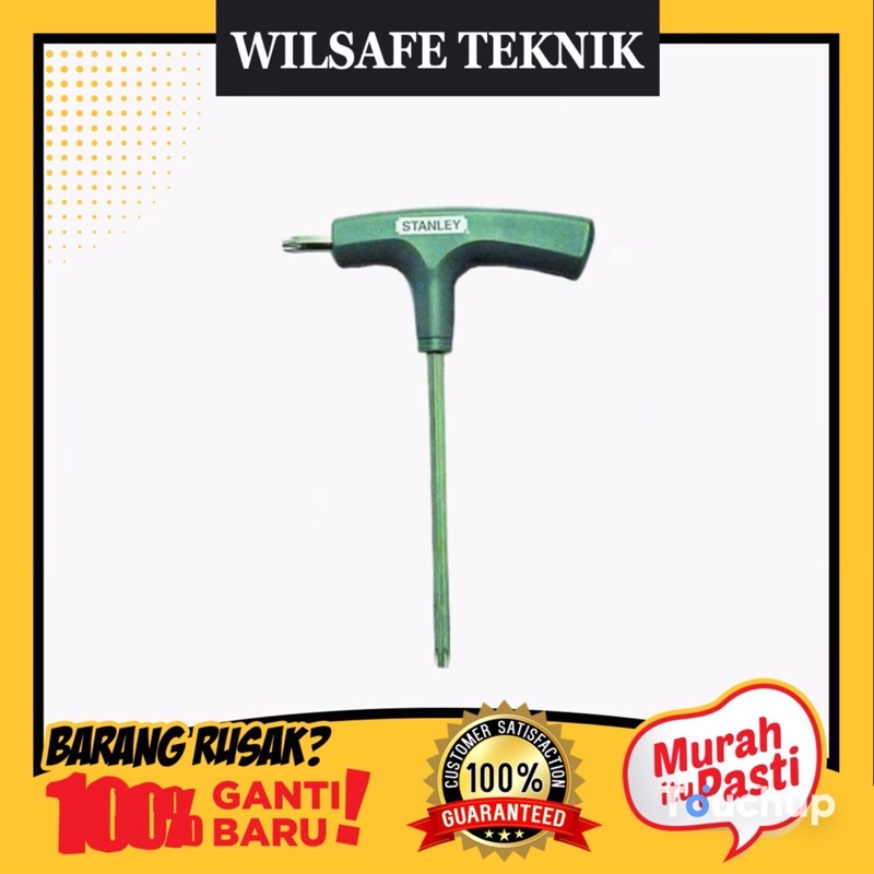 Kunci T Torx Stanley 69-304 Torx Key T25 2-Way T-Handle