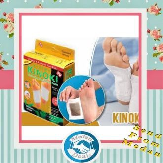 DEAL Ready Medan  Pembalut Koyo Kaki Kinoki Gold Box Ginger Detox Foot Patch