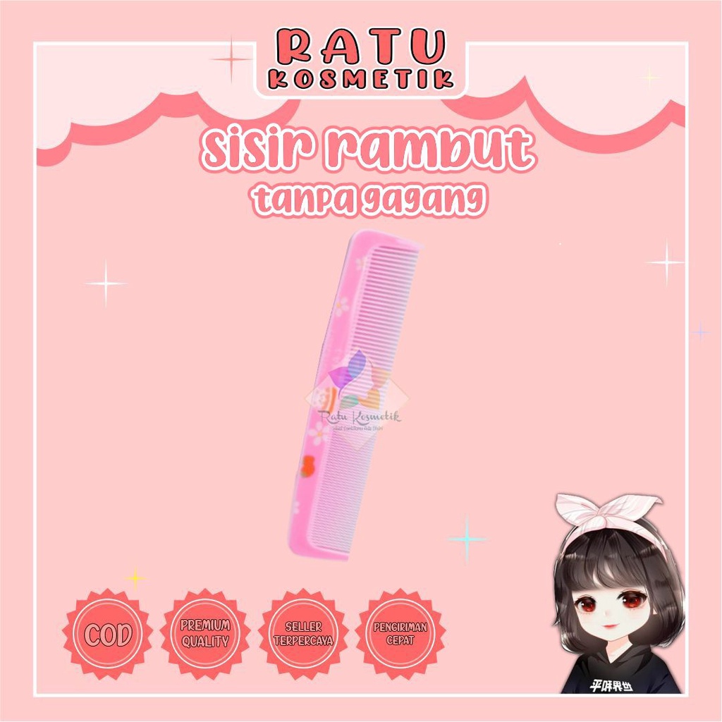 ❤ RATU ❤ Sisir Rambut Karakter Gagang Aishu Tebal | Renggang Sedang Rapat BTS | Sisir Semir | Sisir Keramas | Sisir Isi 2 | Sisir Lipat Besi | Sisir / Brush Volume | Sisir Isi 12 | Sisir Ion