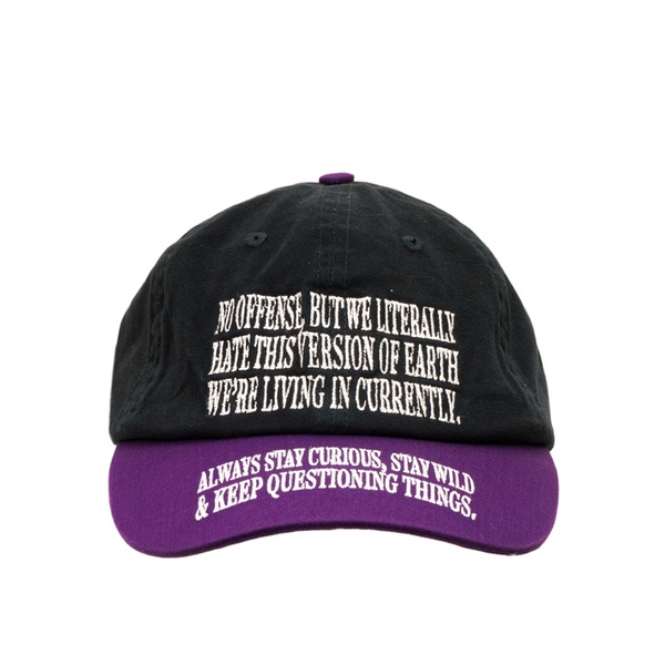 BASED CLUB HATE PURPLE BALL CAP