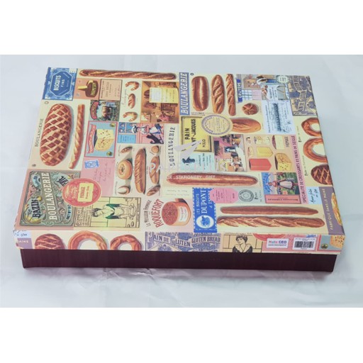 

Kotak Kado / Kotak Hadiah / Gift Box Pakaian B / Motif Vintage Bread