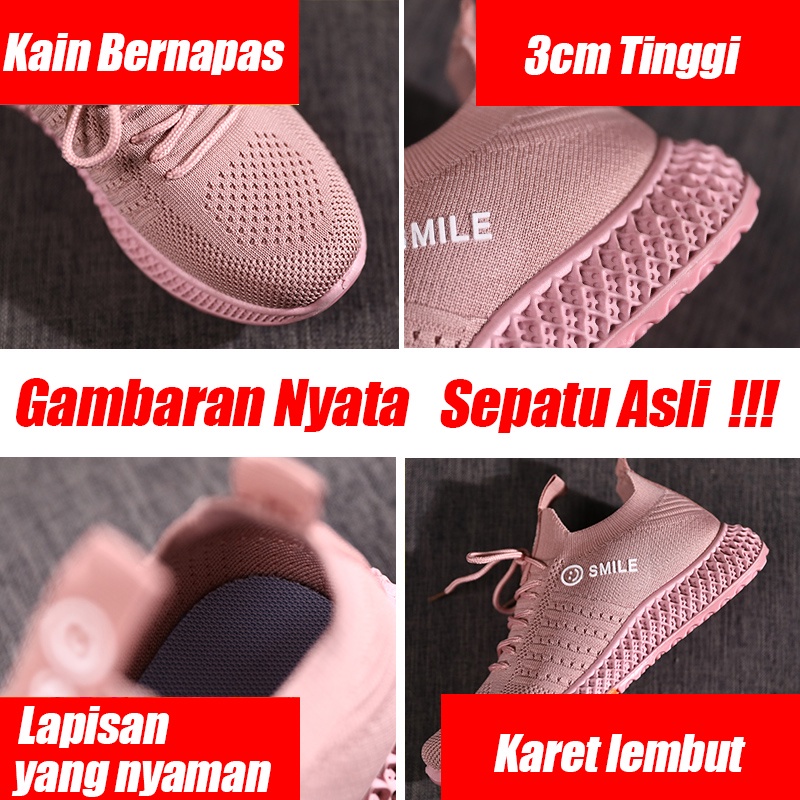 QINGSHUI Sepatu Wanita.Sepatu Wanita Terbaru Fashion.Paling Populer Sepatu Wanita Sneakers.Sepatu Lari Wanita Yang Nyaman Dan Bernapas Sepatu Wanita