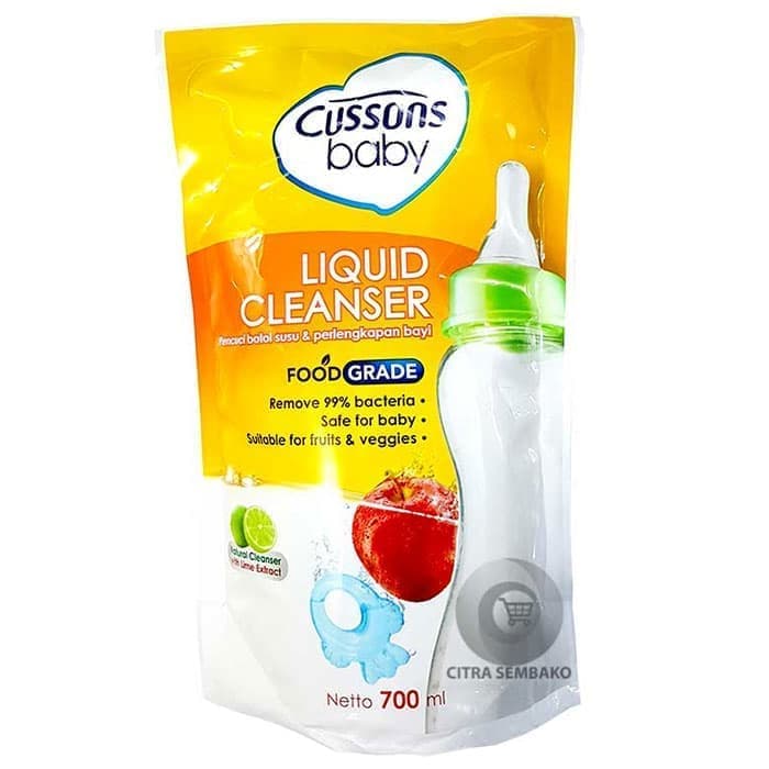 Cussons Liquid Cleanser 700ml / Sabun Cuci Botol Cussons Bayi Hygienis