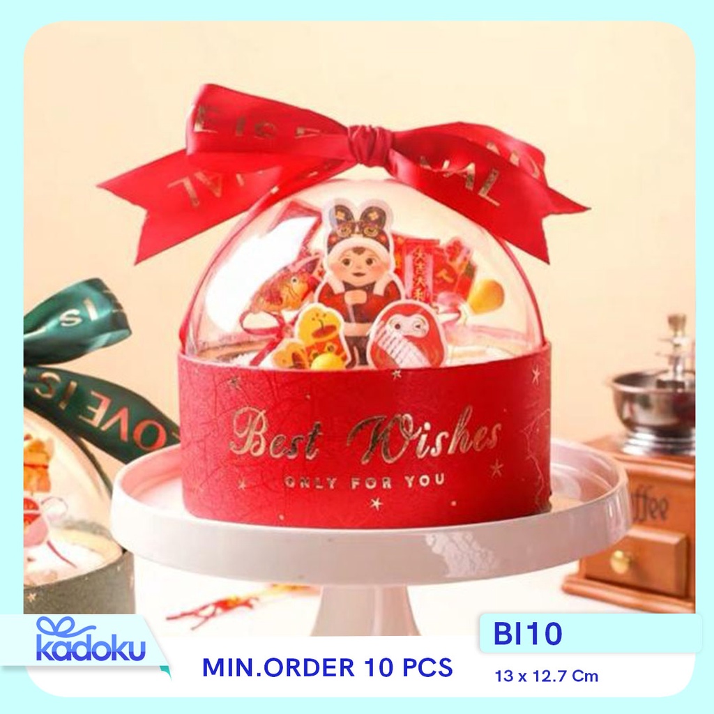 

Box ball acrylic / Round flower box / Kotak acrylic bulat / Box round pudding I BI10