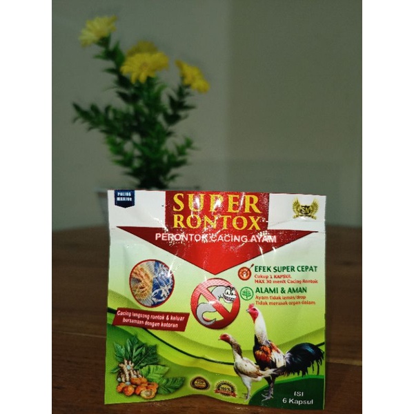 Super Rontok SN obat cacing ayam, unggas & burung