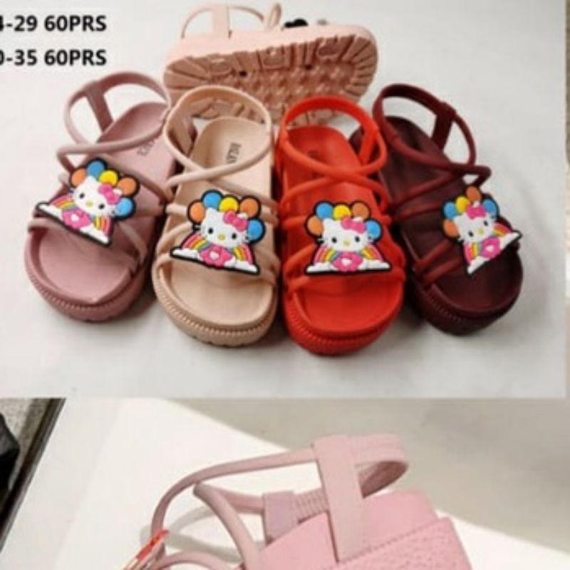 SANDAL ANAK CANTIK KARET JELLY MEDAN HIGH QUALITY IMPOR