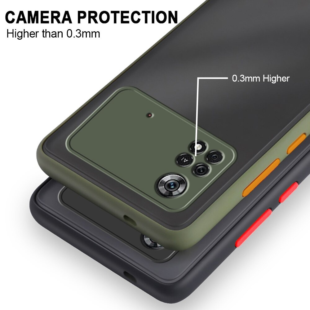 Soft Case Poco M4 Pro My Choice Aero Color Button Matte Frame Camera