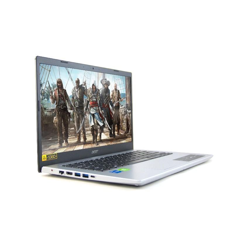 LAPTOP ACER CORE I5 GEN 11 TERBARU RAM 16GB DDR4 SSD 512GB + SLOT HDD VGA NVIDIA GEFORCE MX350 14&quot; FHD IPS SILVER BLACK FREE TAS EXCLUSIVE ASPIRE A514-54G-57JK - TEKNO KITA