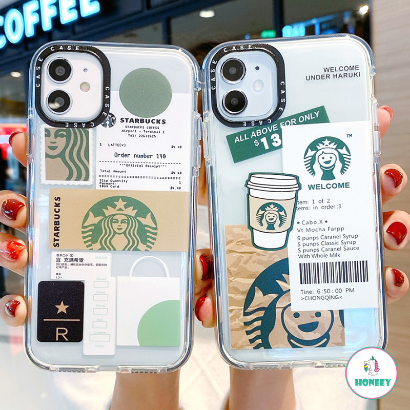 Tides Brand Starbucks Label Sticker Phone Case for IPhone