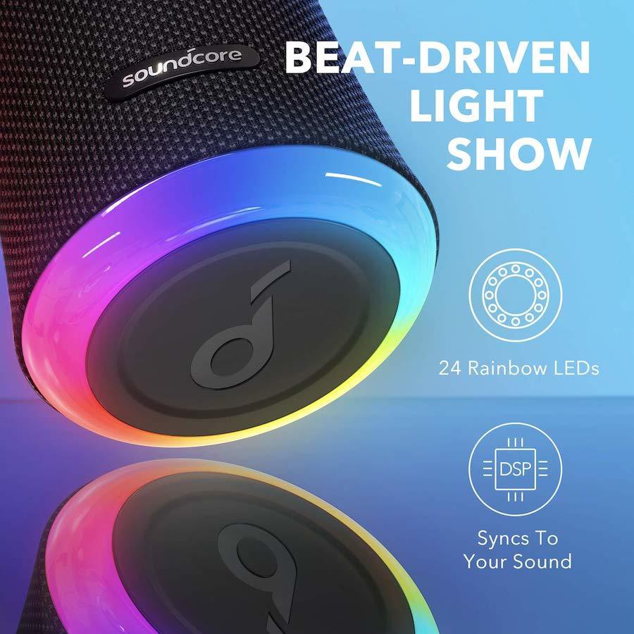 Speaker Bluetooth Anker Soundcore Flare 2 - A3165-2