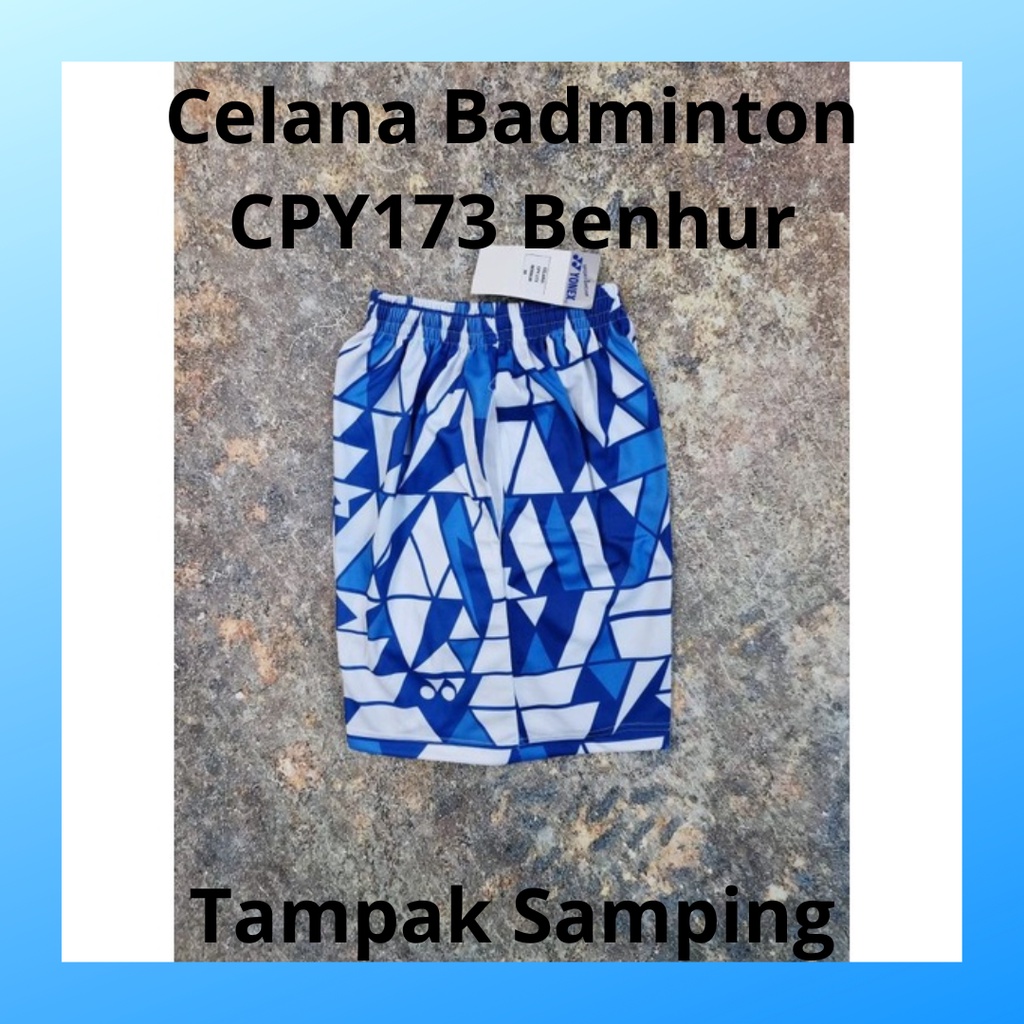 Celana badminton pria manset pendek futsal outfit short pants bawahan wanita bulutangkis dewasa kostum sepak bola pakaian olahraga surfing apparel menset sport casual sepeda compression suit base layer voli CPY173 benhur