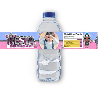 Label Botol Aqua Mini Air Mineral 330 ML Custom Tema LOL L Label Botol Aqua Mini Air Mineral 330 ML Custom Tema LOL L