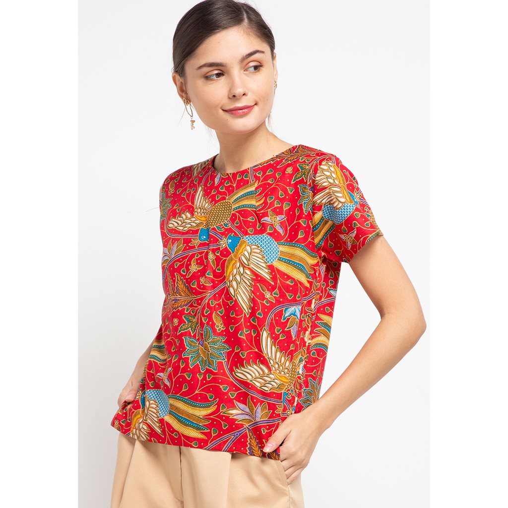 Batik First Blouse Kupnat Cap