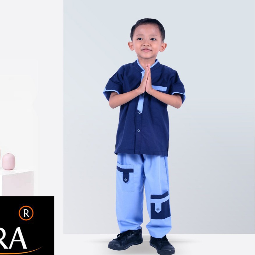 Baju Muslim Anak Koko Anak Usia 2-3-4-5-6-7-8-10-12-14th