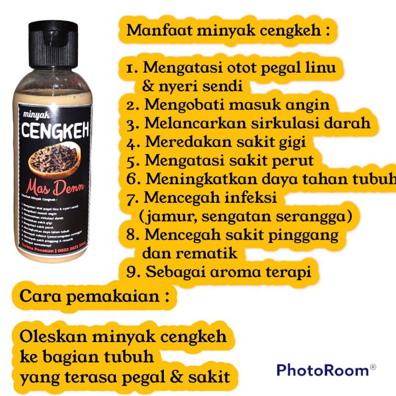 Minyak Cengkeh 60ml param gosok minyak param original 100% obat nyeri otot obat sakit gigi obat pegal linu minyak oles panas obat gosok nyeri otot