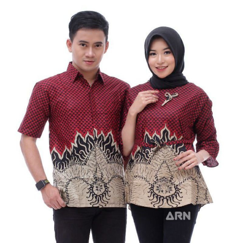 Kemeja hem batik/baju seragam mowo