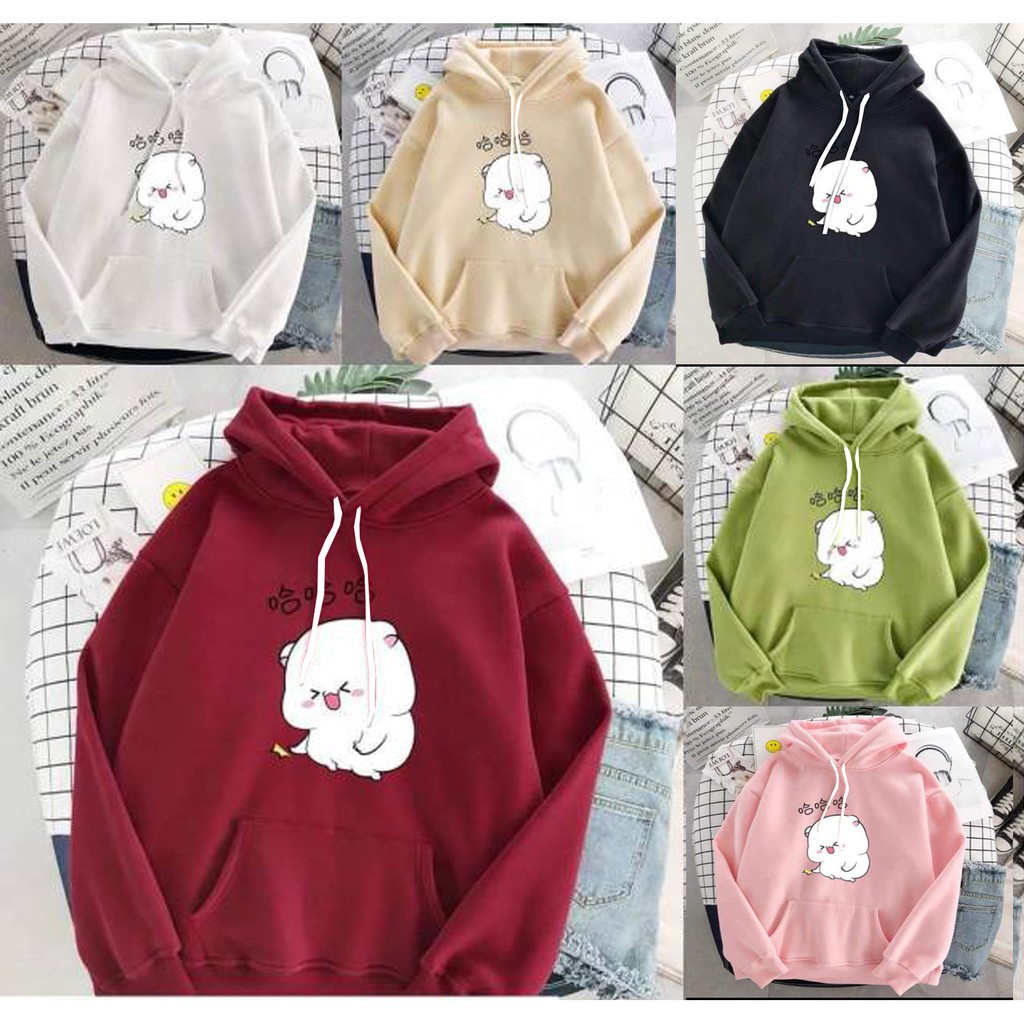 SWEATER BINO / HODDIE SWEATER WANITA BINO BAHAN BABYTERRY TEBAL GOOD QUALITY