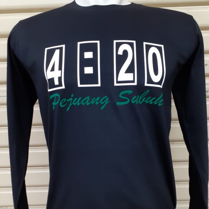 kaos tshirt panjang pejuang subuh