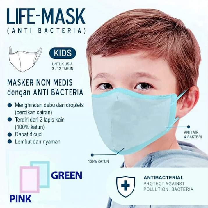 Masker Kain EARLOPP AnakAnak / Kids Mask