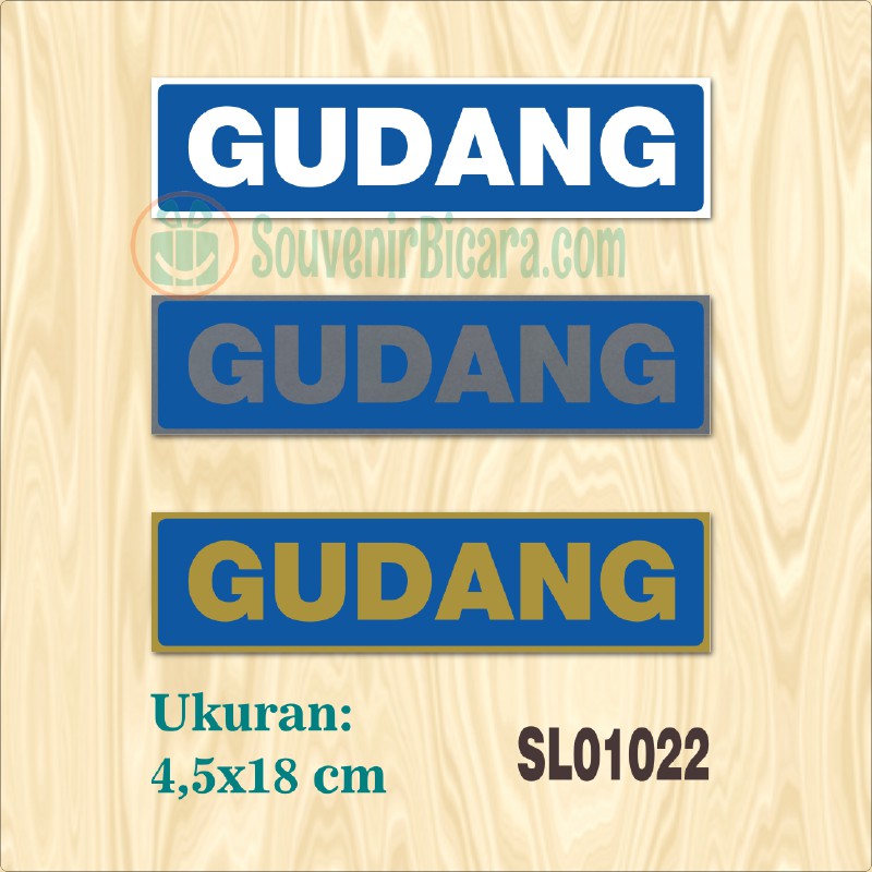 

Sign Label Penunjuk - GUDANG - SL010022