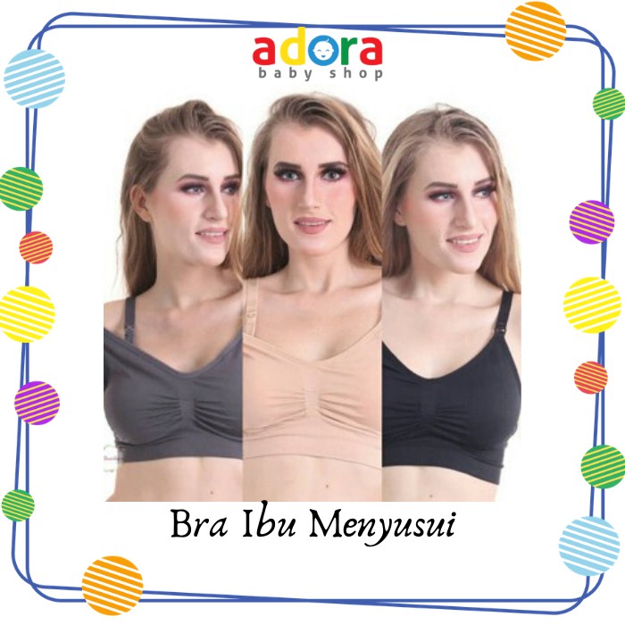 Adora Cheerilee Bra BH Menyusui Super Nyaman SEAMLESS PREMIUM NURSING BRA MENYUSUI ORIGINAL BRA
