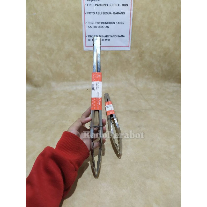 capitan multiuse safety tongs  36cm- at pengambil makanan panjang