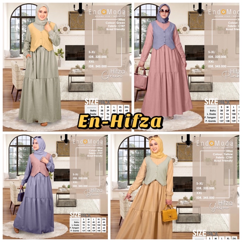 DRESS HIFZA || GAMIS ORIGINAL ENDOMODA