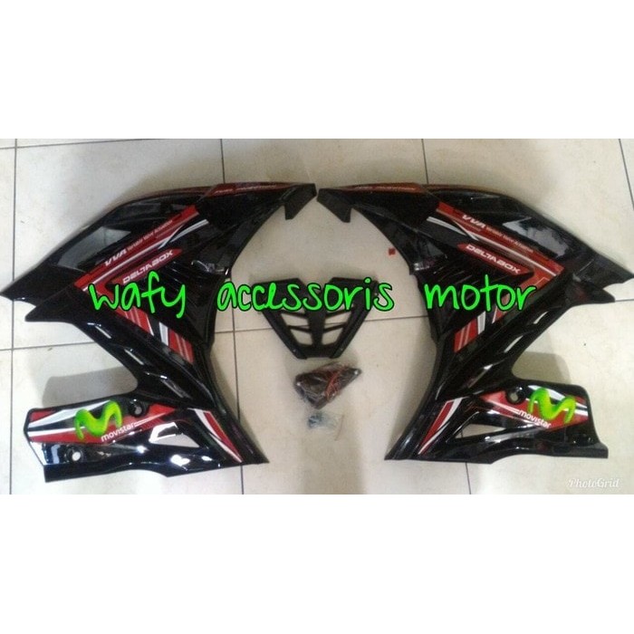 JUAL sayap half fairing all new vixion r vva  2017 155cc yg lampu led