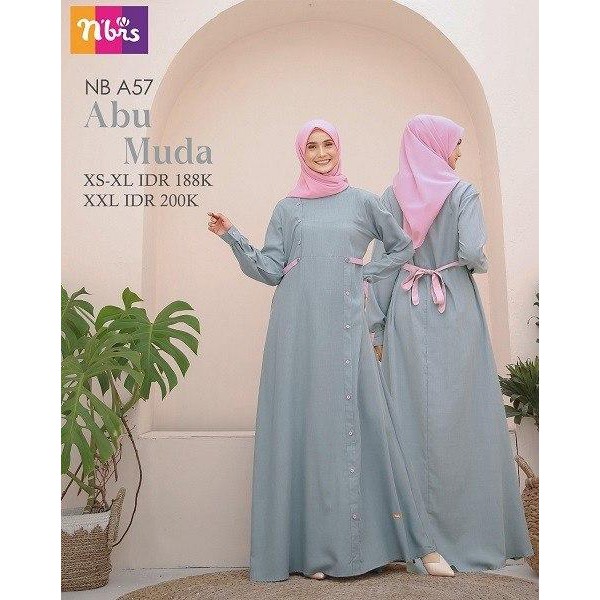 GAMIS NIBRAS TERBARU 2020 GAMIS WANITA GAMIS PROMO GAMIS DISKON NIBRAS A57