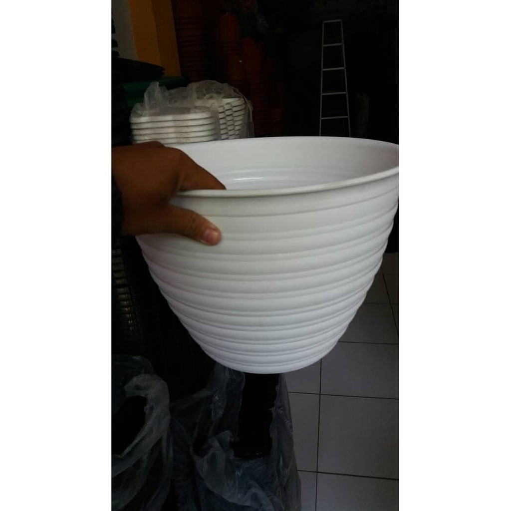 Jual pot  tawon  diameter 35  Putih Murah Shopee Indonesia