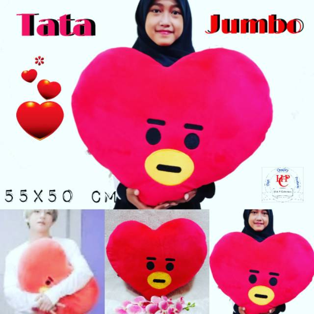 Bantal TATA BTS jumbo