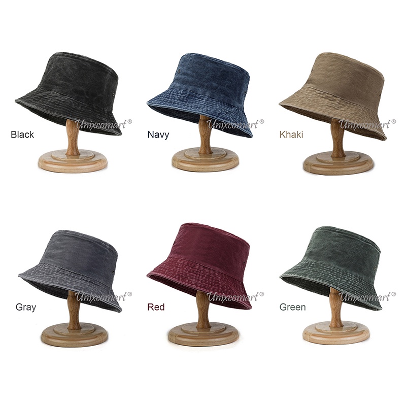 Topi Bucket Hat DREW Fashion Session Pancing Gunung Pria Wanita