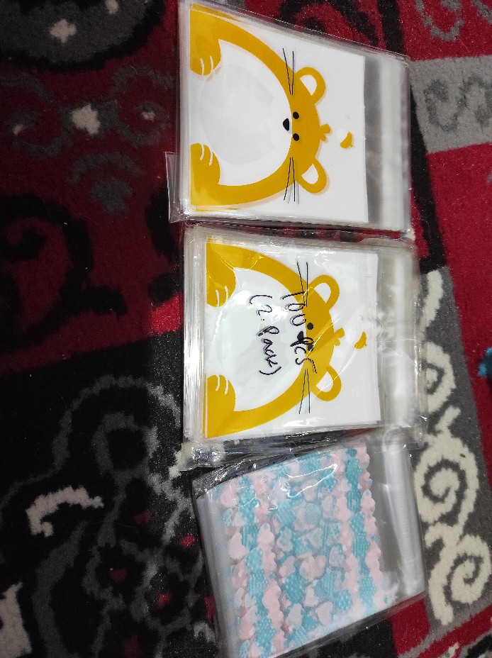 Plastik Cookies Love 100pcs Plastik Kue Opp