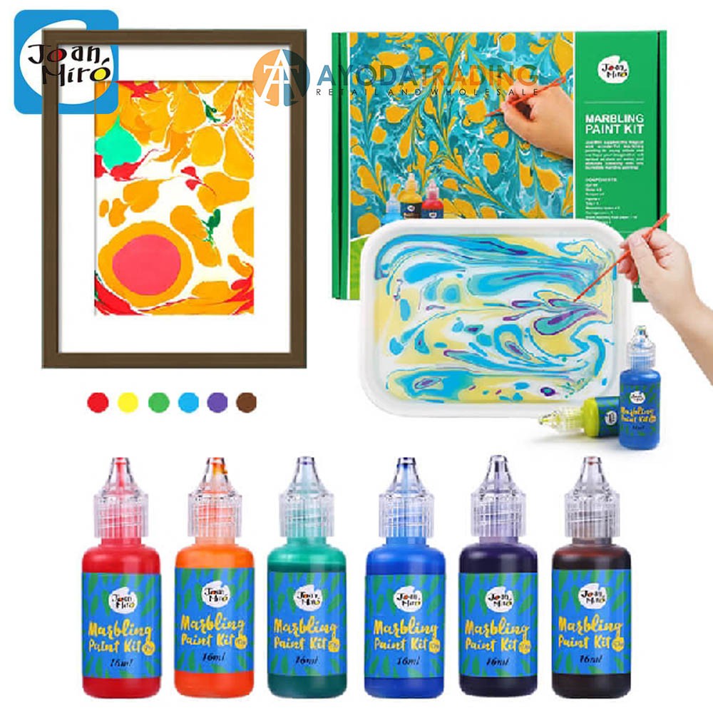 Joan Miro Marbling Paint Kit Hadiah Kado