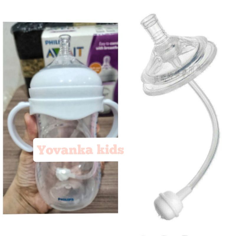 Sedotan Straw Untuk Botol Natural BPA Free(tanpa botol)