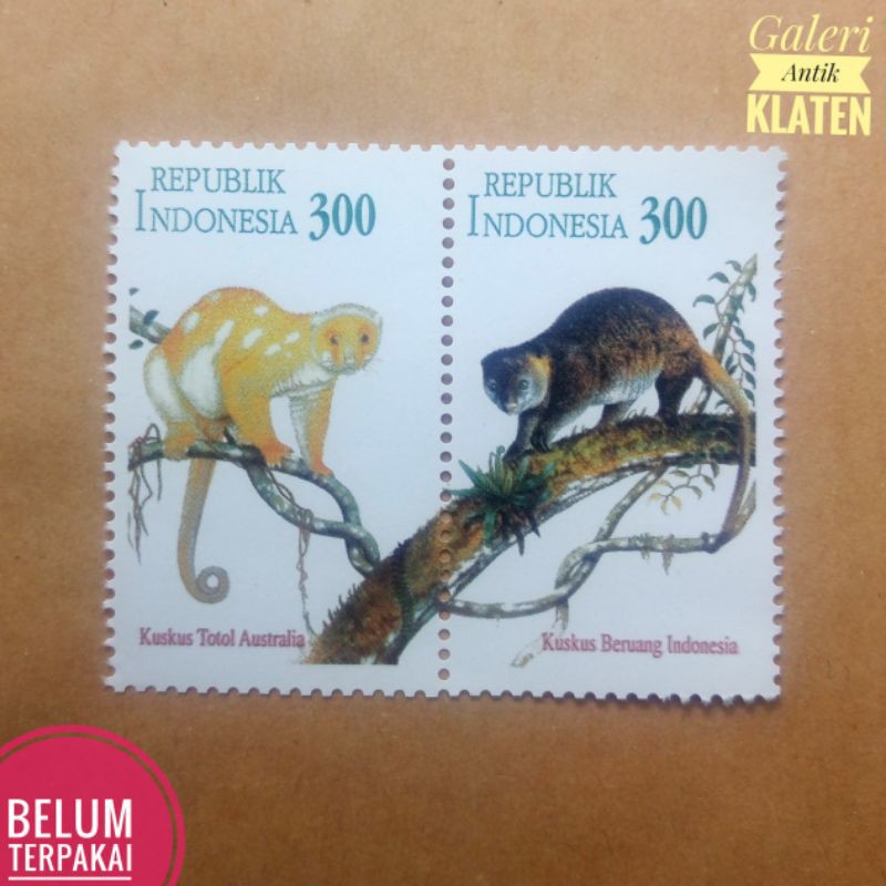 

2pcs. Set Variasi Lengkap Perangko seri Penerbitan Bersama Indonesia Australia tahun 1996 Prangko
