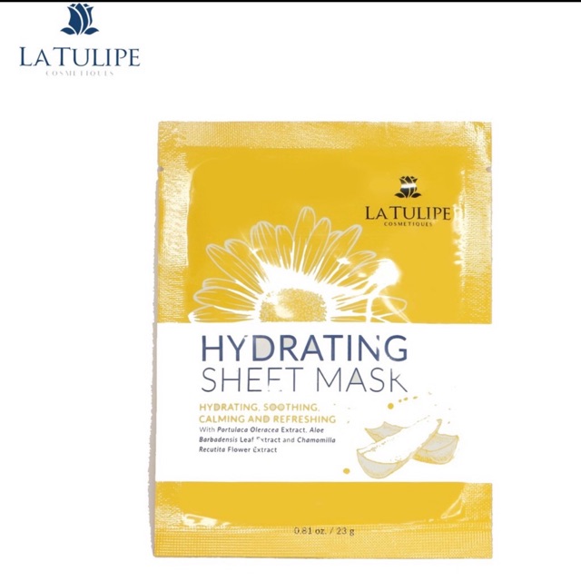 La tulipe hydrating sheet mask