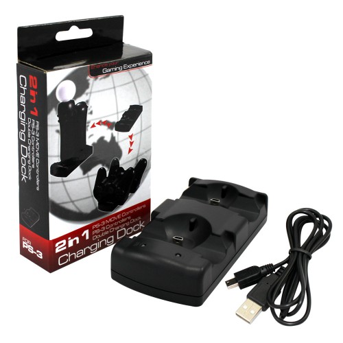 CHARGING DOCK PS3 2in1